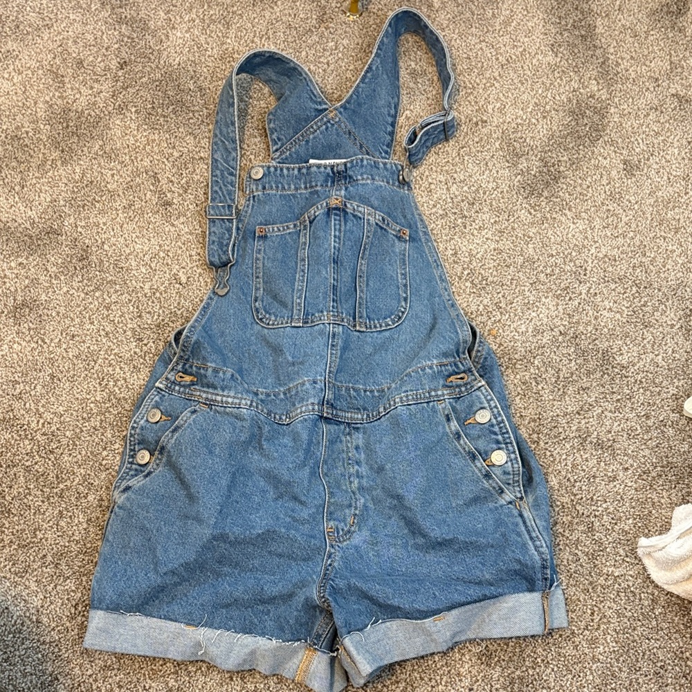 Old Navy Blue Denim Women Jeans Overalls
